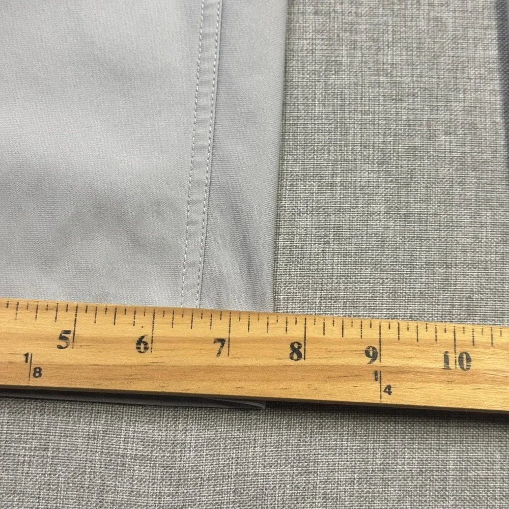 Puma Golf Chino Pants Mens 38x32 Gray Flat Front Straight Leg Performance